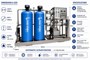 Automatic Ultrafiltration System 4–5 Tons Per Hou